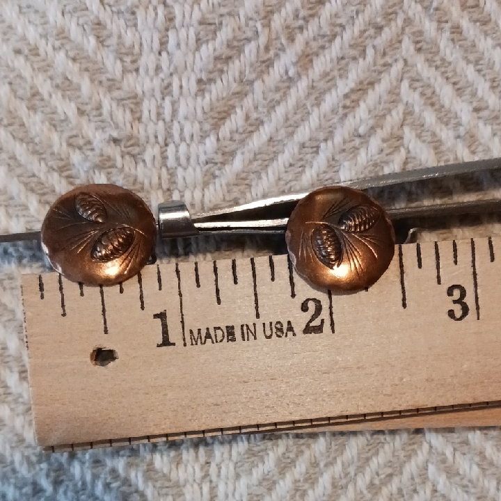 Elegant Bronze Earrings